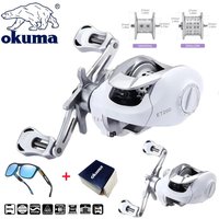 Okuma Original Fishing Spinning Reel Baitcasting Reel 8 Kg Max Drag 7.2:1Gear Ratio High-speed Fishing Reel Baitcaster Reels