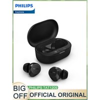 Official Original Philips TAT1209 Earphones Real Wireless Bluetooth 5.3 Headphone HiFi HD Call Headset Touch Control Long Life