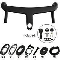AliExpress PLATT-P 2026 NEW For Sl7 Sl8 SL9 Full Internal Cable Routing Road Bicycle Handlebar T1000 Carbon Integrated Cockpit Di2 Carbon Handlebar