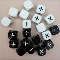 10pcs/set Math Dice Board Game Accessories