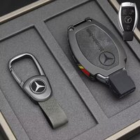 Keychain Shell Protect Shell Bag Car Remote Key Case Cover For Mercedes Benz A B C S Class AMG GLA CLA GLC W176 W221 W204 W205