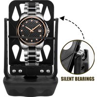 Watches Household Winder Automatic with Quiet Manual Winding Tool Desktop Holder Multiple Winders Machine Magnetic Black Machine