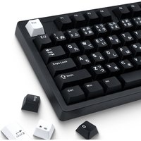 XVX Cherry Profile Keycaps Japanese Layout JIS Black PBT Keycap Not Shine Through Mechanical Keyboard Double Shot Keycap 153 Key