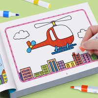 Graffiti Coloring Book, Fun Coloring Book, Cartoon Animal Drawing Book, Children's Coloring Book, Suitable for Children Aged 3-8