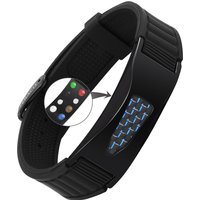 7 in 1 Silicone Magnetic Sports Bracelets with Energy Magnets Waterproof & Adjustable Health Wristband for Men Women