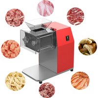 Fleischschneider, kommerzielle Fleischschneidemaschine aus Edelstahl, Fleisch, geschreddert, gewürfelt, 110 V, 220 V