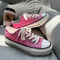 All-Season Adult Casual Sneakers Teen Lace-Up Sports Shoes Women's Non-Slip Flat Shoes Large Kids Soft-Soled Versatile Shoes