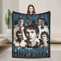Connor Storrie Rozanov Heated Movie Rivalry Flannel Blankets Winter Ilya Rozanov Warm Soft Bedding Throws for Bedspread