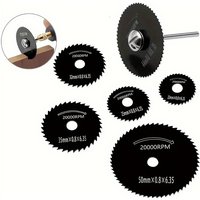 8pc Woodworking Metal Cutting Blade Electric Drill Circular Saw Blade High-speed Steel Electric Grinder Small Saw Blade Tool Set