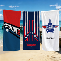 Classic Film T-Top Gun M-Maverick Towel For Outdoor Camping Beach Towel Super Absorbent Quick-Drying Summer Towel