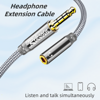 Riksoin 3.5mm Headphone Extension Cable, Male to Female, Aux Cord for Car/Laptop/Mini PC/TV/Stereo Speaker, Hi-Fi Sound