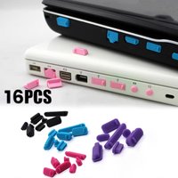 16pcs Anti-dust Plug Notebook Dustproof Stopper Laptop Universal USB Dust Plug Computer Interface Waterproof Cover Accessories