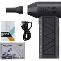 Powerful Violent Fan 160000RPM Turbo Air Blower High Speed Brushless 100-gear speed regulation Turbo Jet Blower With LED Ligh