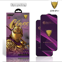 2pcs Premium Tempered Glass For iPhone 17 16 15 14 13 12 11 16e Screen Protector Pro Max Full Glue X XR XS 7 8 Plus Armor