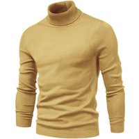 New Winter Men's Turtleneck Thick Sweaters Casual Turtle Neck Solid Color Quality Warm Slim Turtleneck Sweaters Men Pullovers To