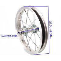 AliExpress NONE Bicycle Wheel Aluminum Alloy Wheel Rim 12 inch Bicycle Wheel Hub Front Wheel Assembly Accessories