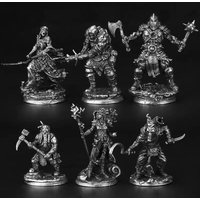 Metal Bronze Dragon and Dungeon Soldier Model Handmade Gift Ornament Desktop Game Ornament Chess Toy
