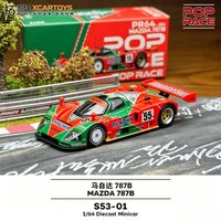 POPRACE Xcartoys 1/64 Mazda 787B 1991 Le Mans #55 Renown Livery Diecast Model Car