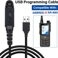 ABBREE Original USB Programming Cable For AR-880 DMR Digital Walkie Talkie Ham Radio