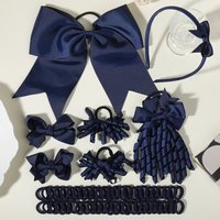 52/57PCS Girls' Bow Hair Accessories Set, for Children, Babies, and Girls' Bow Hair Clips, Headbands, and Headband Decorations