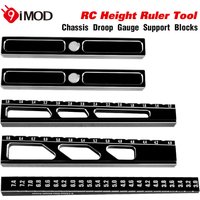 9IMOD RC Height Ruler Tool or Chassis Droop Gauge Support Blocks Chassis Measureing Setting Gauge Set-UP Kit for 1/10 RC