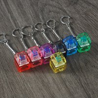 A set of Switch keychains custom stress relief gift toy mechanical keyboard switch tester kit