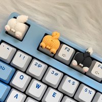 Corgi Hip Personalized Key Caps for Cherry Mechanical Keyboard Special ESC Keycaps Cute Dog Butt Replacement Decoration Keycap