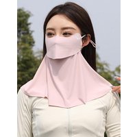 AliExpress NONE UPF50+ Sun Proof Protection Mask Neck Scarf Ice Silk Face Cover Outdoor Wrap Cover Sports Cycling Women Men Summer Sunscreen
