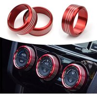 Knob Cover Center Console Button Trim For Subaru Forester 2014-2018,Crosstrek XV 2013-2017,Impreza 2014-2016,WRX/STi 2015-2020