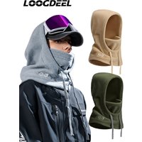 AliExpress NONE LOOGDEEL Full Face Head Coverings Snowboard Hooded Scarfs Winter Sports Warm Cycling Headgear Winter Thermal Fleece Ski Mask