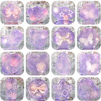Love flower circular pentagonal star dropper mold made of epoxy resin can be used for candy crafts baking handmade DIY