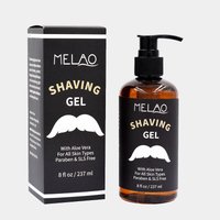 Men's shaving gel, refreshing shaving cream, beard softening, smooth shaving, amazing super-smooth shaving gel for senior men