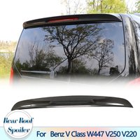 Car Rear Roof Spoiler Wing for Mercedes-Benz V Class W447 V250 V220 2018 2019 Carbon Fiber Rear Trunk Roof Boot Lip Wing Spoiler