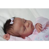 16inch Reborn Doll Kit Pip Fresh Color Unpainted Unfinished Reborn Doll Parts with Body Cloth