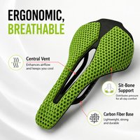 Ultra Light Breathable 3D Printed Carbon Saddle for Road Cycling And MTB 6 Colors Shock Absorbent New Style 2026 Saddle