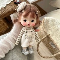 New SD BJD Doll 1/6 rourou Body Blue Bean Cute Little Cloth Girl SD Doll Premium Solid Resin Naked Doll Makeup Free Shipping