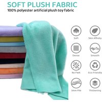 ZYFMPTEX Purchase 3mm Short Plush Fabric 45x50cm Soft And Non Elastic DIY Sewing Doll Cloth 100% Artificial Fur Polyester Fiber