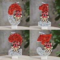 2026 Stranger Eleven Robin Steve Dustin Candles 0-9 Number Cake Decoration Birthday Party Cake Topper Kids Gifts Supplies
