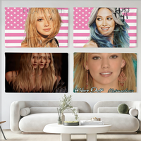American singer Hilary Duff flag Suitable For Party Club Outdoor Interior Wall Art Decoration Banner Gift