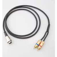 NAIM 5 Pin Din Twist Locking connector to Stereo RCA Phono Cable Stereo OFC Copper Pure Cable for BO, Naim, Quad Bang Olufsen
