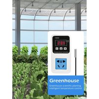 1500W Electronic Temperature Controller Socket Digital Time Temperature Control Socket Intelligent Temperature Control Switch