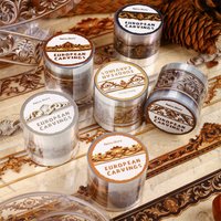 6 rolls - European retro carved DIY creative collage decoration PET tape