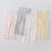 Summer Thin Mesh Tights For Baby Girls Newborn Cotton Soft Knitted Pantyhose Infant Toddlers Sweet Bowknot Leggings 0-24 Months