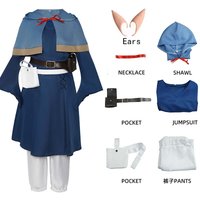 Marcille Cosplay Costume Anime Delicious Dungeon Full Set Women's Halloween Carnival Outfit for Comic Con