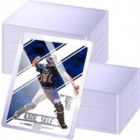 25-100pcs Film Coating Game Card Sleeves Holder Protective PVC Trading Card Hard Plastic Toy For Protector Storage Gift 3 x 4in