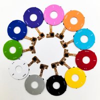 For iPod Classic Clickwheel with Flex Cable, Replacement for 6th 7th Gen 80GB 120GB 160GB (Thin/Thick) A1238