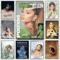 Singer Ariana Grande Poster Poster Print Wall Art Pictures Canvas Painting Living Room Bedroom Home Decor