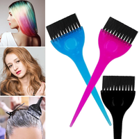 Arc Shaped Hair Dye Brush Reusable Tint Applicator High Density Nylon Bristles Anti-drip Hair Coloring Brush Non-slip Handle