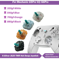 2/6/10pcs K-Silver JS20 TMR Joystick TMR Hot Swap Joystick for Mechanic G5Pro V2/G6Pro Game Controller Multiple Tactile Options