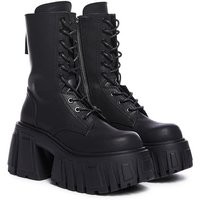 2025 neue Cosplay Pumpen Frauen Super Hohe 10 cm Dicken Sohlen Schuhe Britischen Stil Punk Gothic Booties Plattform Oberschenkel hohe Stiefel